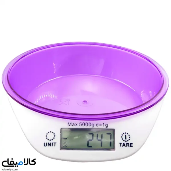 ترازو آشپزخانه دیجیتال کاسه‌دار | وزن‌کشی دقیق تا 5 کیلوگرم - تصویر 2
