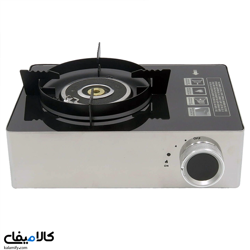 9 اجاق گاز کمپینگ تک شعله مدل 8518 استیل - تصویر 1
