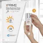 فلوئید ضدآفتاب بی‌رنگ پرایم SPF50 مدل C-Prime Fusion Water مناسب انواع پوست، حجم 40 میلی‌لیتر