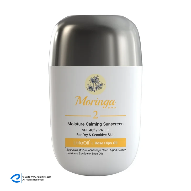 کرم ضد آفتاب بی رنگ مورینگا امو مدل ROSE HIPS حجم 30 میلیلیتر، با SPF 40 و PA+++، مناسب پوست خشک و حساس، ضدحساسیت، با جلوه مات و ماندگاری 2 ساعت، حاوی محافظ UVA و UVB کرم ضد آفتاب بی رنگ مورینگا امو مدل ROSE HIPS