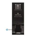 عطر جیبی مردانه تات مدل  مون بلان لجند Legend Montblanc با رایحه خنک حجم 25 میلی‌لیتر