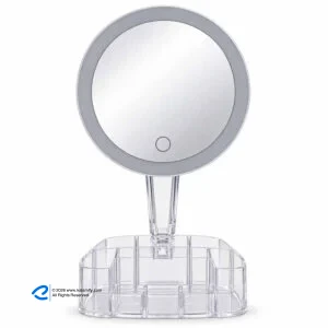 آینه آرایشی رینگ‌لایت‌دار مدل CY034 استنددار