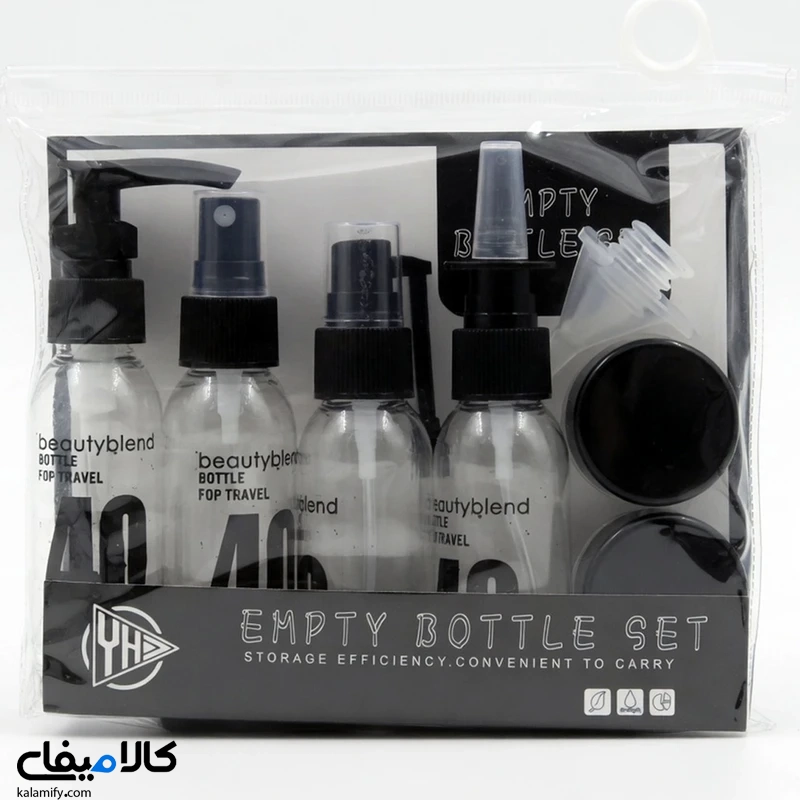 emt-travel-cream-storage-set ست نگهداری کرم مسافرتی empty bottle set