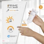 کرم ضدآفتاب رنگی پرایم SPF60 مدل Acnex، مناسب پوست‌های چرب، حجم 40 میلی‌لیتر