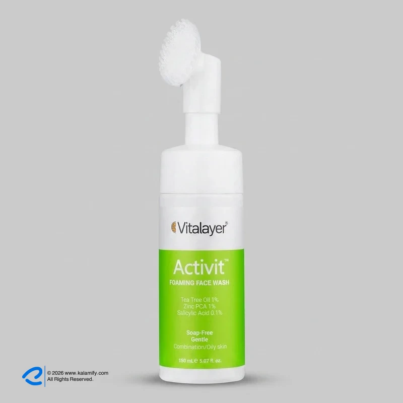 فوم شستوشوی صورت ویتالیر مدل Activit مناسب پوستهای مختلط و چرب حجم 150 میلیلیتر 1 فوم شستوشوی صورت ویتالیر مدل Activit مناسب پوستهای مختلط و چرب حجم 150 میلیلیتر - نمای 1