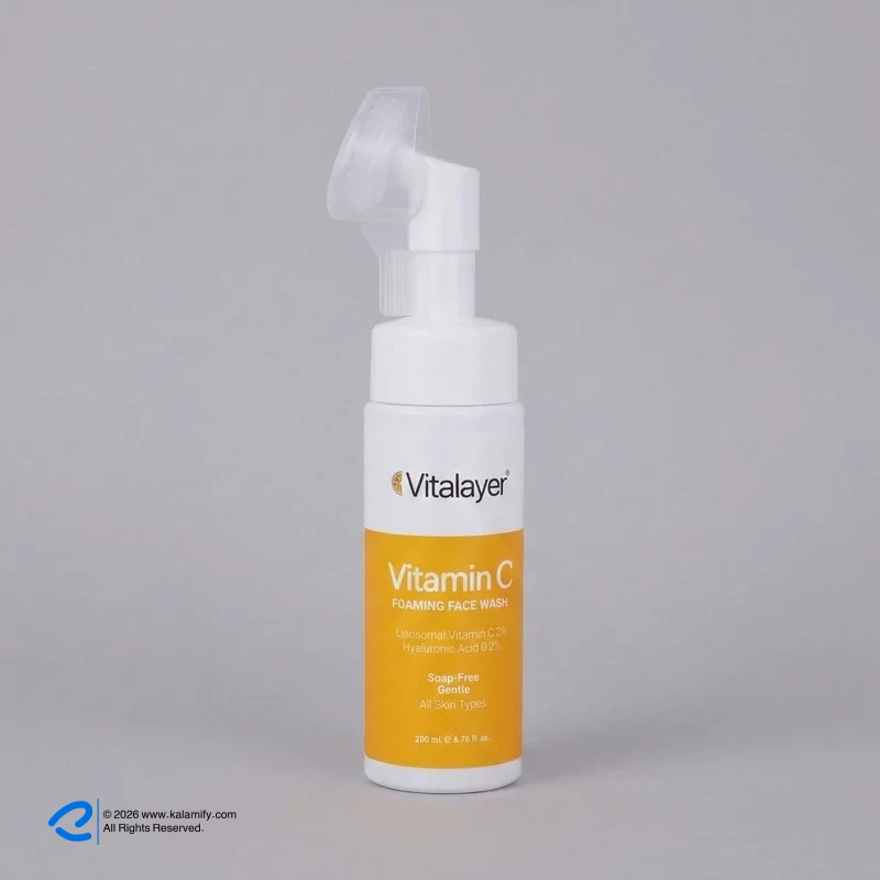 فوم شستوشوی صورت ویتالیر مدل Vitamin C مناسب برای انواع پوست حجم 200 میلیلیتر 1 فوم شستوشوی صورت ویتالیر مدل Vitamin C مناسب برای انواع پوست حجم 200 میلیلیتر - نمای 1