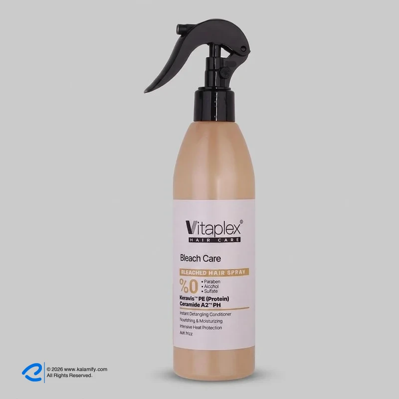 اسپری حالت دهنده مو با قدرت حفظ حالت مو 2 ویتاپلکس مدل Bleach Care 03 مناسب مو رنگ شده و آسیب دیده حجم 300 میلی لیتر 1 اسپری حالت دهنده مو با قدرت حفظ حالت مو 2 ویتاپلکس مدل Bleach Care 03 مناسب مو رنگ شده و آسیب دیده حجم 300 میلی لیتر - نمای 1