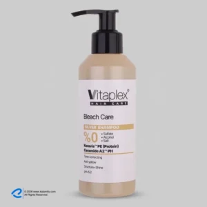شامپو تثبیت کننده رنگ مو ویتاپلکس مدل Bleach Care 01 با حجم 200 میلی‌لیتر، مناسب موهای رنگ شده و آسیب دیده، ضد زردی، براق کننده، سازگار با پوست سر معمولی و چرب - نمای 1