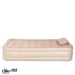 تخت بادی تک نفره کمپینگ همراه با پمپ داخلی برقی ارتفاع 40 سانتی متر