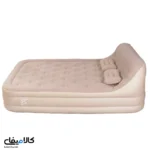 تخت بادی تاجدار دو نفره با پمپ برقی داخلی و 2عدد بالشت عرض 152