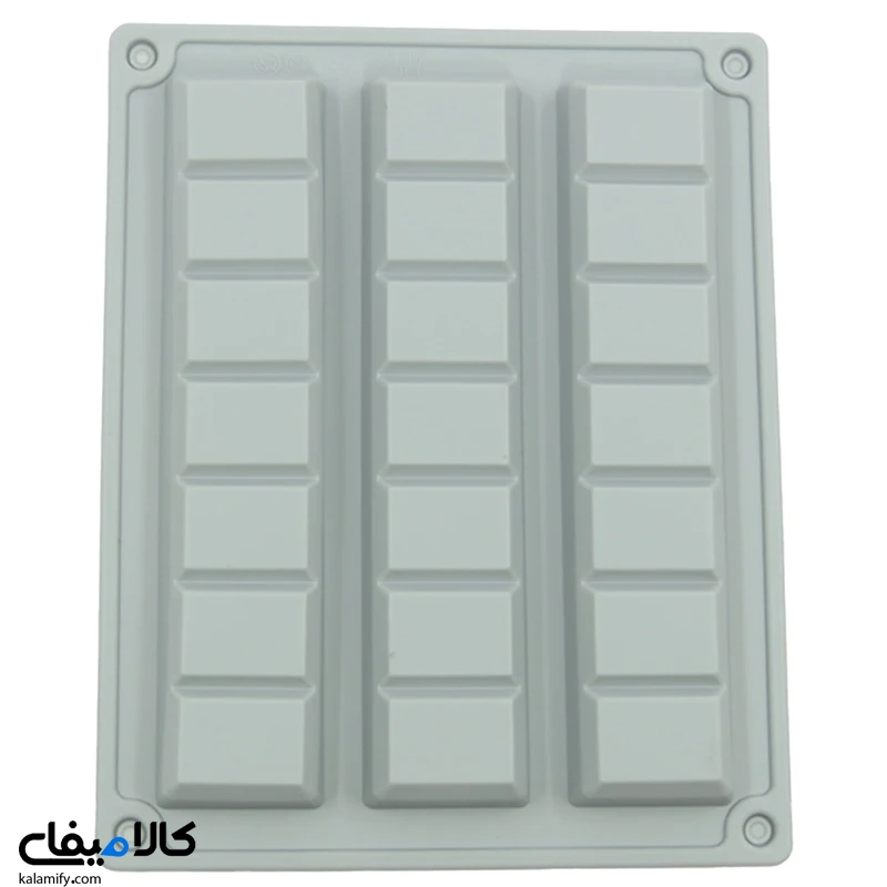 silicone-chocolate-bar-mold قالب شکلات تخته ای سیلیکونی